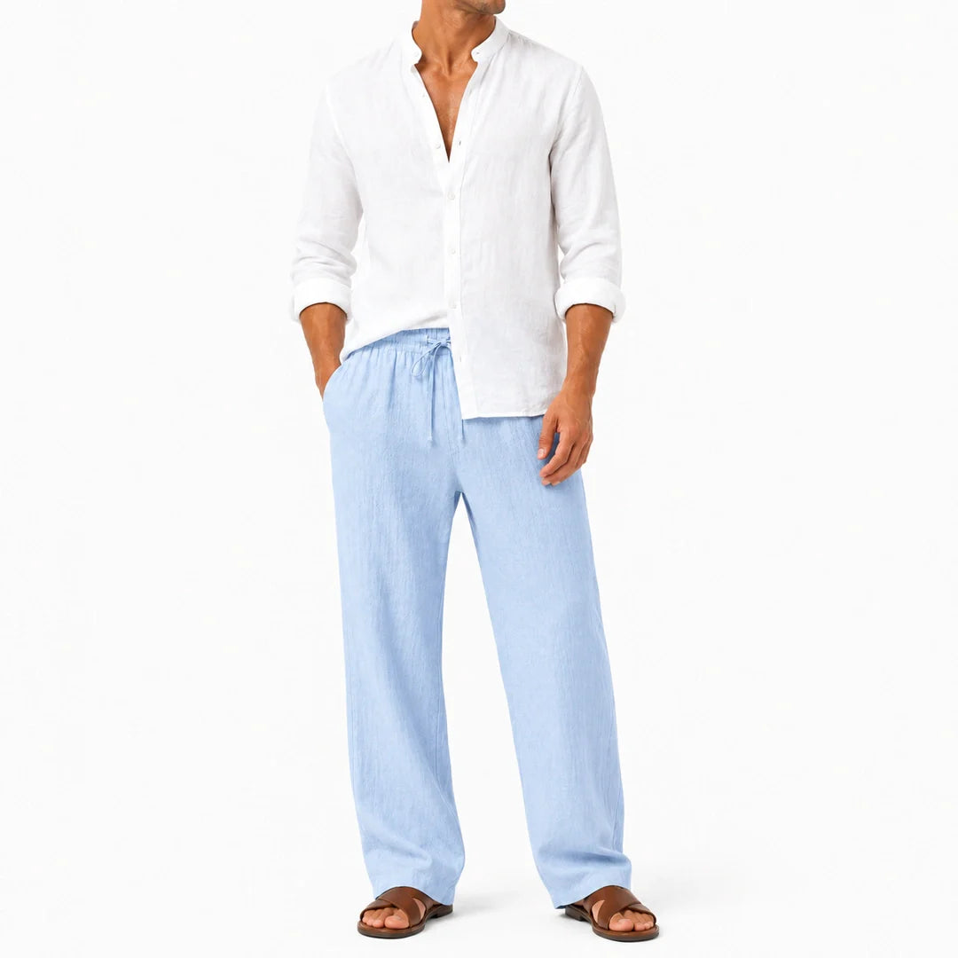 Luca - Men's Ultra Comfortable Linen Pants