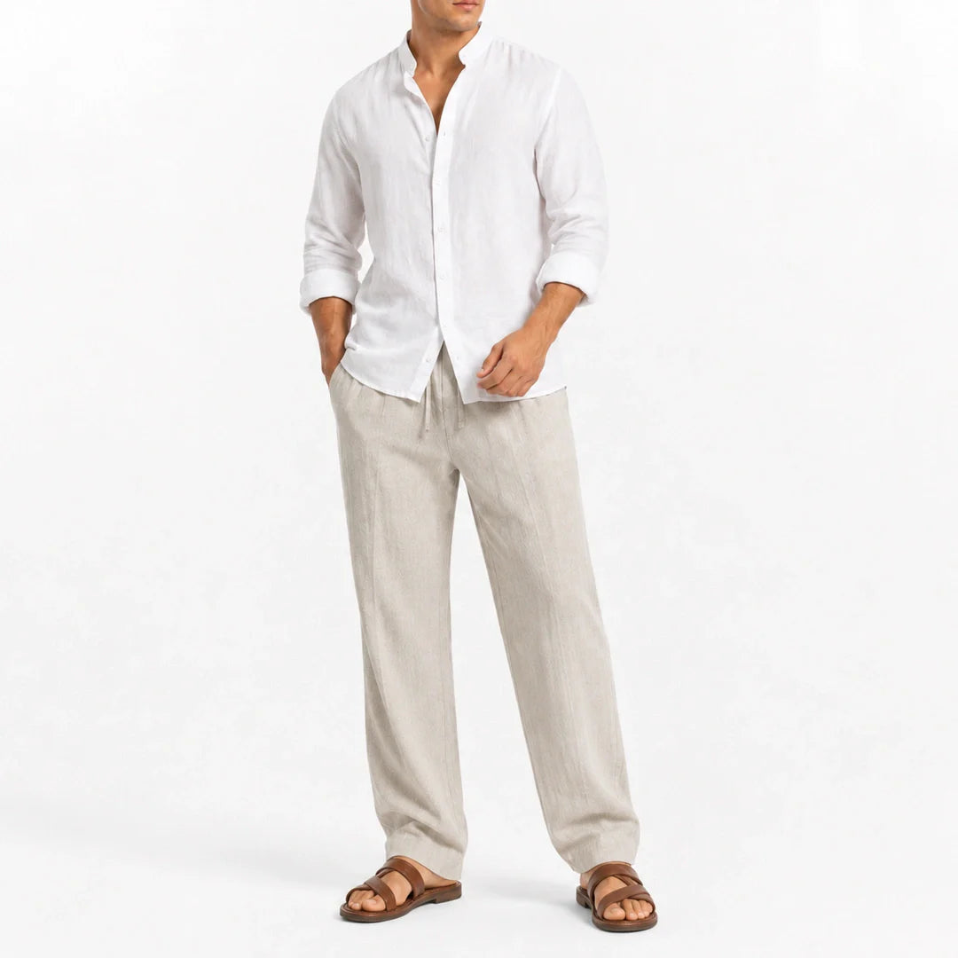 Luca - Men's Ultra Comfortable Linen Pants