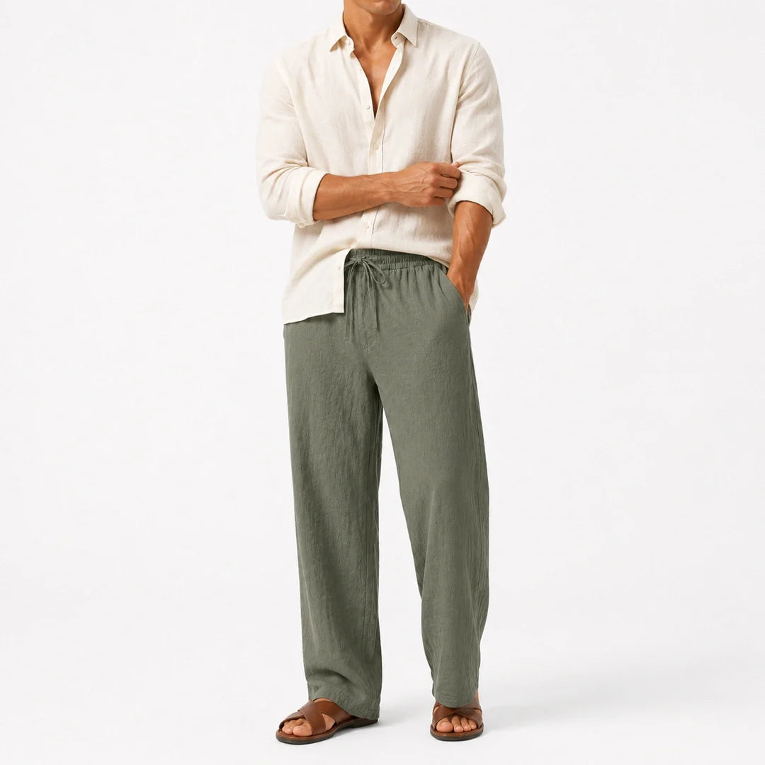 Luca - Men's Ultra Comfortable Linen Pants