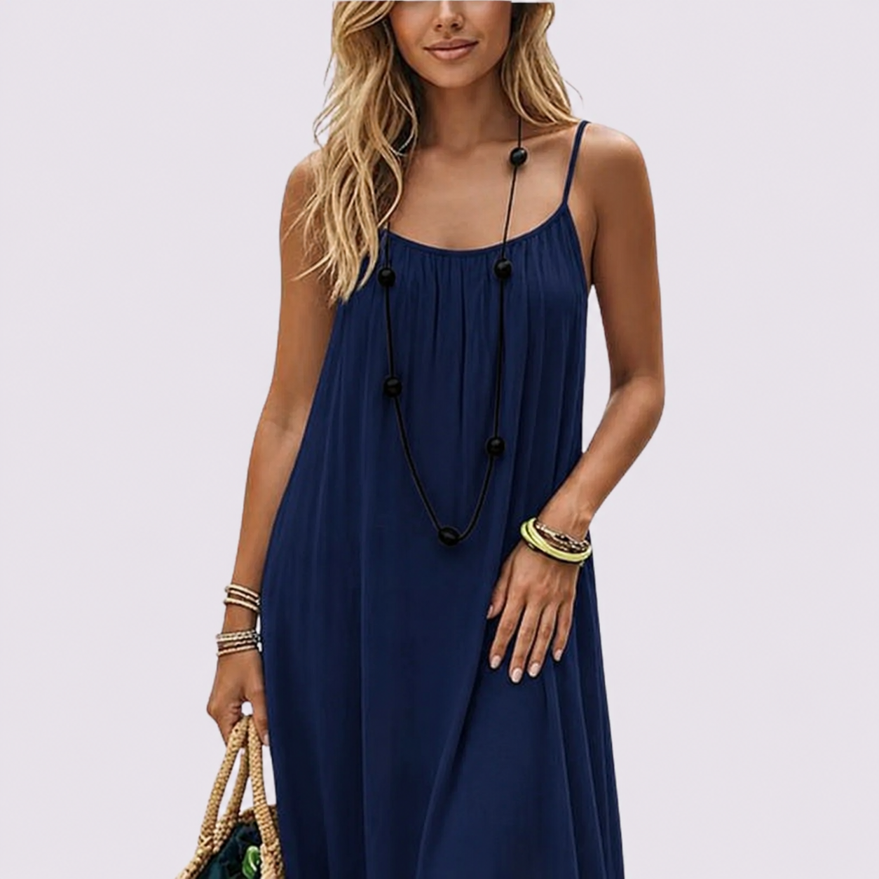 Open-Back Adjustable Dress by La Câline™ — promotional lifestyle image