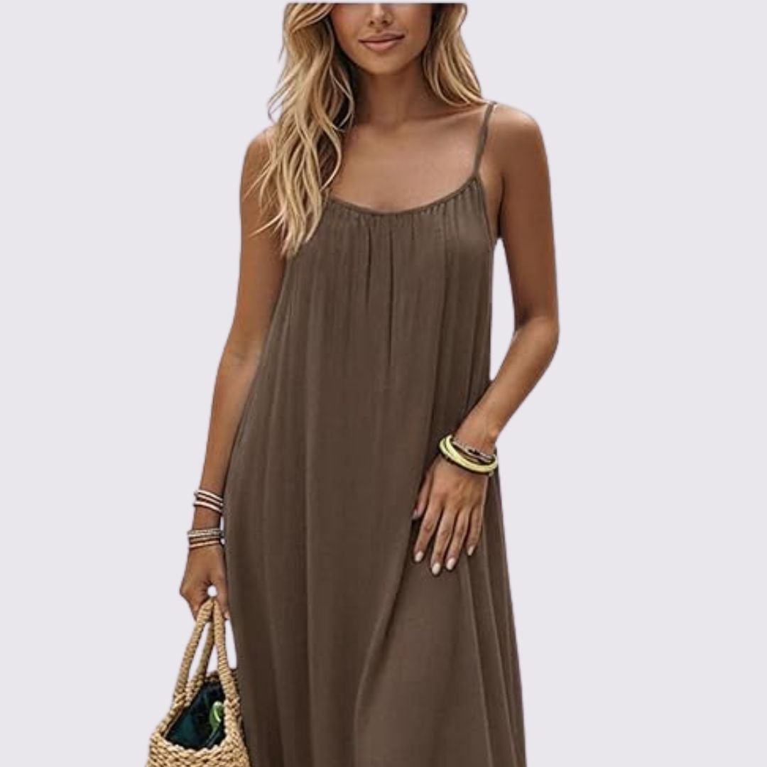 La Câline™ Open-Back Dress — lifestyle shot